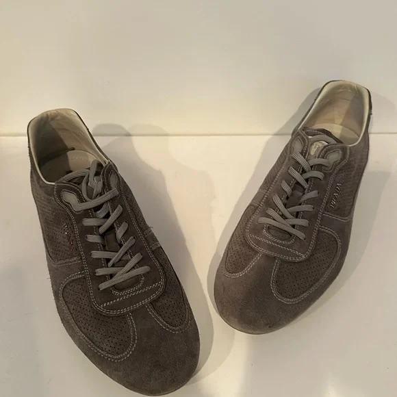 Men’s Prada Sports Gray suede lace up Mens Prada Suede 4E2446 Sport Shoes 7.5 | eBay main image 2